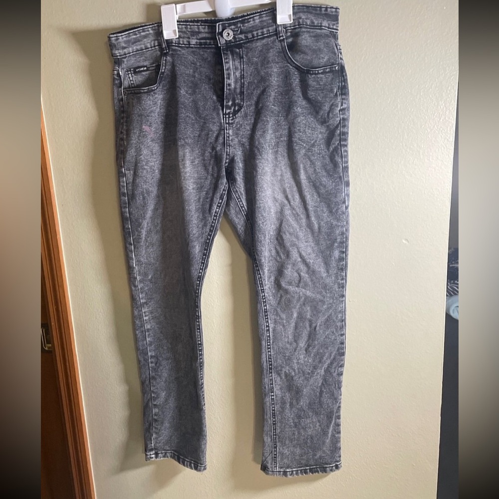 Rocawear Jeans Mens Size 36x30 Black Wide Leg Y2K Vintage